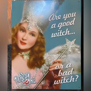 Are You A Good Witch Or A Bad Witch - Antique Sign
